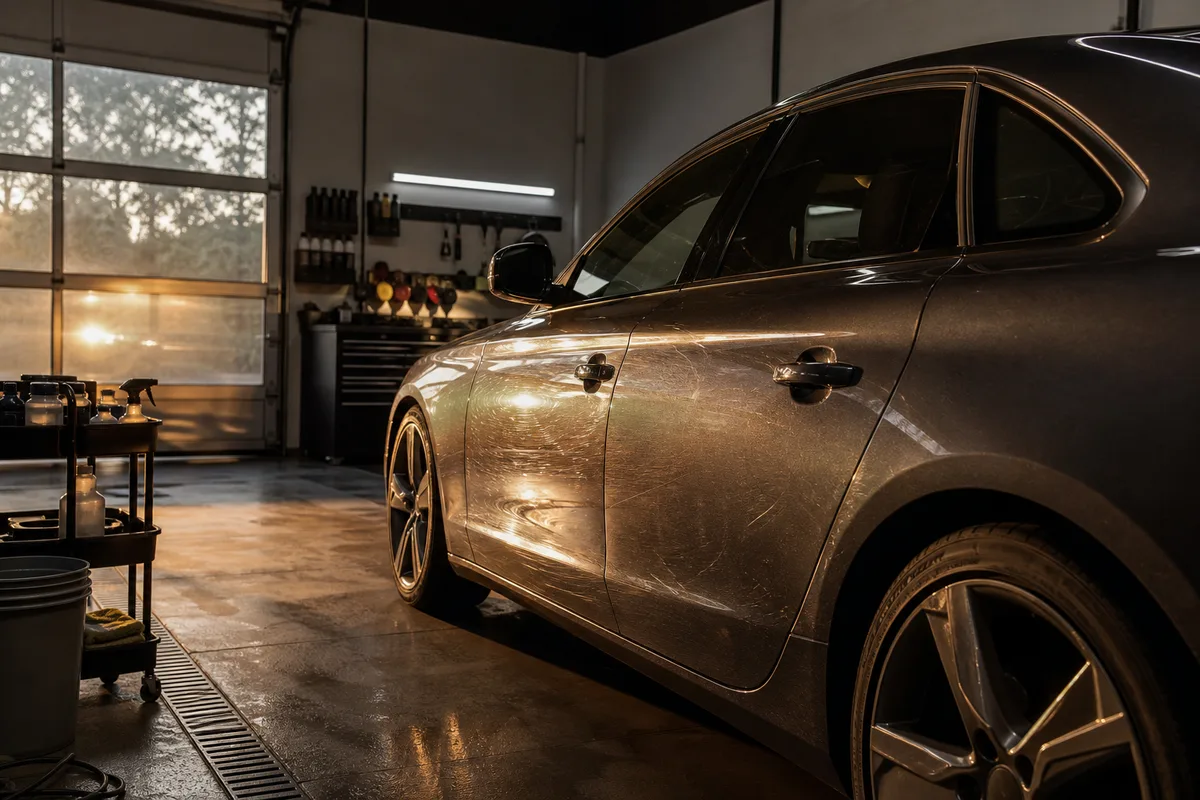 Micro-rayures et hologrammes : lire le vernis d'une carrosserie avant de choisir le lustrage